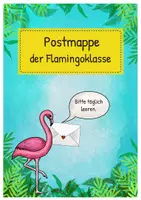 Vorschau - Mal- und Bastelvorlagen - Flamingoklasse - Postmappe und Krankenmappe - Seite 2