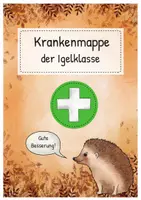 Vorschau - Mal- und Bastelvorlagen - Igelklasse - Postmappe und Krankenmappe - Seite 3