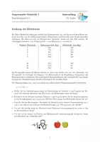 Vorschau - Arbeitsblätter - Einfache lineare Regression Blutdrucksenkung Excel - Seite 1
