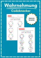 Vorschau - Arbeitsblätter - Visuelle Wahrnehmung: Codeknacker - Deckblatt