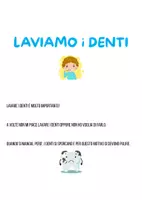 anteprima - Schede informative - Laviamo i denti (storia sociale) - Pagina di copertina