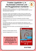Vorschau - Arbeitsblätter - Legebilder: Buchstabe A / a (für Muggelesteine, Knöpfe....) - Seite 1