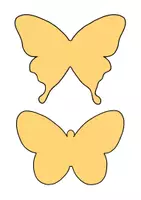 Vorschau - Mal- und Bastelvorlagen - Schmetterling Lolli (mit und ohne Muster!) - Seite 2