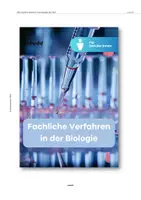 Vorschau - Arbeitsblätter - Lernheft: Genetische Analyseverfahren - Fachliche Verfahren in der Biologie - Seite 1