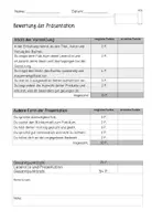 Vorschau - Arbeitsblätter - Bewertungsbogen Leserolle und Präsentation - mit Leistungstransparenz - Seite 2
