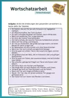 Vorschau - Arbeitsblätter - Tierbeschreibungen – Wortschatz & Wortspeicher - Seite 2