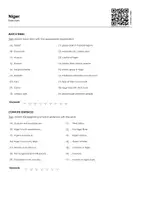Vorschau - Arbeitsblätter - Niger (Infotext and Exercises) - Seite 1