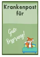 Vorschau - Arbeitsblätter - Krankenpost Krankenmappe Fuchsklasse - Seite 2