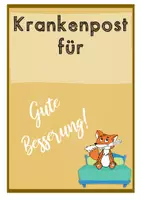 Vorschau - Arbeitsblätter - Krankenpost Krankenmappe Fuchsklasse - Seite 3