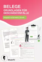 Vorschau - Arbeitsblätter - Belege: Grundlagen für Geschäftsfälle - Deckblatt