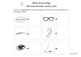 Vorschau - Unterrichtsreihen - Kunstprojekt: Portrait-Collage/ Portraits zeichnen üben - Seite 2