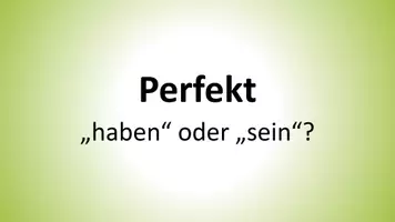 Vorschau - Spiele - Perfekt (PPP) - haben oder sein? - Deckblatt