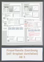 Vorschau - Arbeitsblätter - Proportionale Zuordnungen graphisch darstellen - Deckblatt