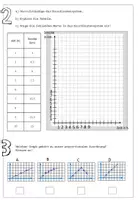 Vorschau - Arbeitsblätter - Proportionale Zuordnungen graphisch darstellen - Seite 3