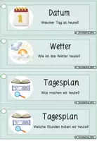 Vorschau - Arbeitsblätter - Morgenkreis Fächer - Moderationskarten zur Visualisierung - Seite 3