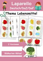 Vorschau - Arbeitsblätter - Materialpaket Lebensmittel XXL Paket Wortschatzpaket - DaZ/DaF, Deutsch, Sachunterricht (Grundschule) - Seite 1