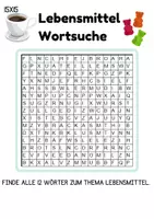 Vorschau - Arbeitsblätter - Wortsuchspiel/Wortsuche/Suchsel Lebensmittel (Grundschule) - 4 Varianten - Seite 3