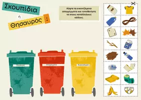 Προεπισκόπηση - Φύλλα εργασίας - Μείωση των απορριμμάτων- Δραστηριότητες - Σελίδα 1