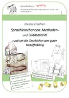 Vorschau - Mal- und Bastelvorlagen - Sprachlernchancen rund um die Geschichte vom guten Kartoffelkönig - Deckblatt