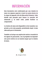 Vista previa - Refuerzo / NEE / Materiales de apoyo - Chuleta de mesa para segundo ciclo de primaria - página 3