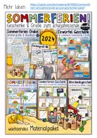 Vorschau - Arbeitsblätter - Sommerferien Orakel - Suchsel / Abschiedsgeschenk / Abschied - Seite 2
