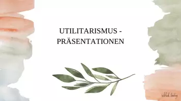 Vorschau - Unterrichtsreihen - 11 Utilitarismus: Präsentationen gestalten - Ethik in der Oberstufe - Seite 1