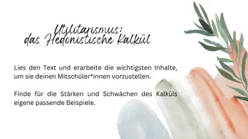 Vorschau - Unterrichtsreihen - 11 Utilitarismus: Präsentationen gestalten - Ethik in der Oberstufe - Seite 3