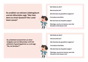 Vorschau - Arbeitsblätter - Einführung in die Gewaltfreie Kommunikation 📚🗣️ mit Fallbeispielen und die vier grundlegenden Schritte der GFK - Seite 3