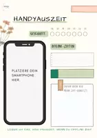 Vorschau - Arbeitsblätter - Smartphone / Handy - Auszeit digital Detox - Fomo - Seite 1