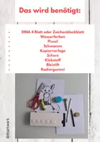 Vorschau - Unterrichtsreihen - Kunstprojekt Fuchs im Wald, Herbst, Anleitung, Kopiervorlagen, Bewertungsbogen - Seite 3