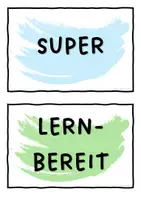 Vorschau - Fördermaterial/Inklusion - Verhaltensampel / Belohnungssystem - Seite 1