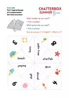 Aperçu - Apprentissages en autonomie - Beach_chatterbox_Cocotte en papier - Page 1