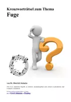 Vorschau - Spiele - Kreuzworträtsel zum Thema Fuge - Deckblatt