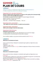 Aperçu - Préparation de séance / Séance complète - Summer Beach_kit de 4 leçons avec un diaporama inclu - Page 3