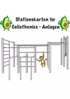 Vorschau - Stundenentwürfe - Calisthenics Stationskarten - Komplettpaket - Deckblatt