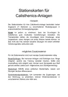 Vorschau - Stundenentwürfe - Calisthenics Stationskarten - Komplettpaket - Seite 1