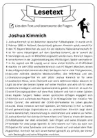 Vorschau - Arbeitsblätter - Materialpaket Leseverständnis - EM 2024 Nationalkader Deutschland + Lösungen (Alle Spieler + Trainer) - Seite 2