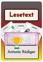 Vorschau - Arbeitsblätter - Leseverständnis - Antonio Rüdiger + Lösungen - Deckblatt
