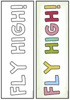 Vorschau - Mal- und Bastelvorlagen - Abschluss Flügel / Verabschiedung & Mutmachwand / Zeugnis Beigabe + Kita - Seite 3