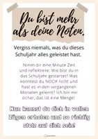 Vorschau - Bildkarten - Zeugniszusatz - Du bist mehr als deine Noten (Schuljahresende / Schuljahresabschluss) - Seite 3