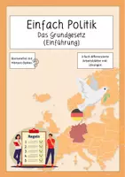 Vorschau - Stundenentwürfe - Einfach Politik: Das Grundgesetz - Deckblatt