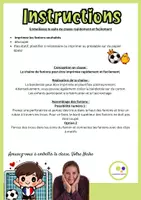 Aperçu - Matériel pour travaux manuels / dessin - Coupe d'Europe de football 2024 | Chaîne de fanions - Page 1