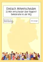 Vorschau - Stundenentwürfe - Einfach Mitentscheiden: 2) Wer entscheidet über Regeln? (leichte Sprache) - Deckblatt
