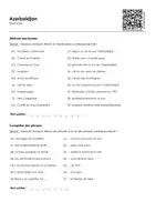 Aperçu - Feuilles d'exercices - Azerbaïdjan - Page 2