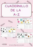 Vista previa - Hojas de trabajo - Cuadernillo de la A a la Z - Portada
