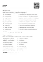Aperçu - Feuilles d'exercices - Islande - Page 1