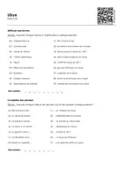 Aperçu - Feuilles d'exercices - Libye - Page 1