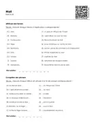 Aperçu - Feuilles d'exercices - Mali - Page 1