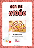 Vista previa - Juegos / Gamificación - Oca de otoño. Tablero y tarjetas de desafíos - Portada