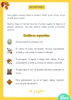 Vista previa - Juegos / Gamificación - Oca de otoño. Tablero y tarjetas de desafíos - página 1